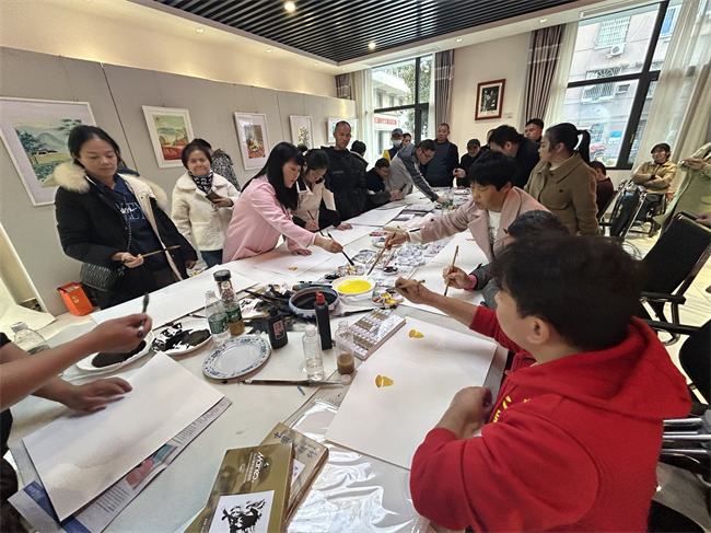 图为文创基地活动现场